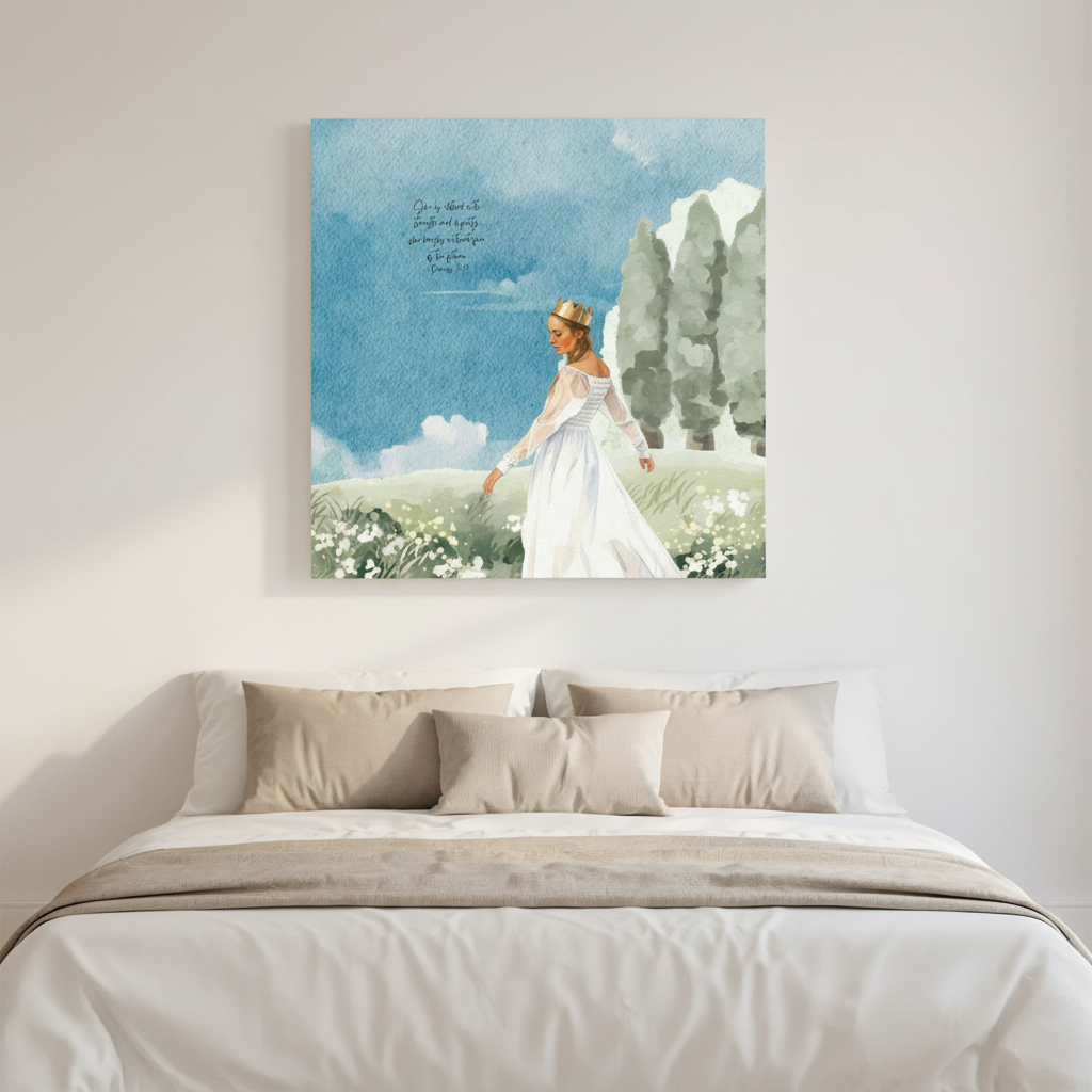 Canvas Bedroom Mockup