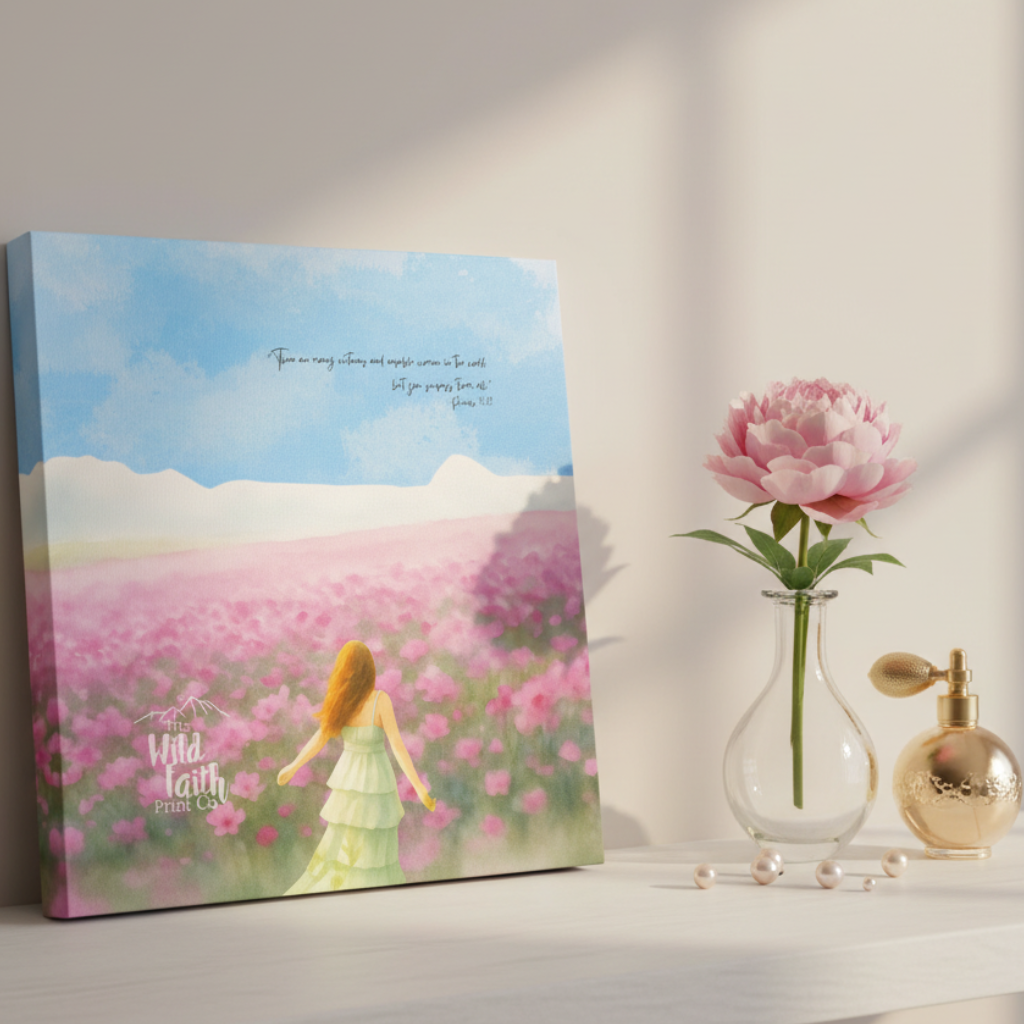 Canvas Shelf Mockup