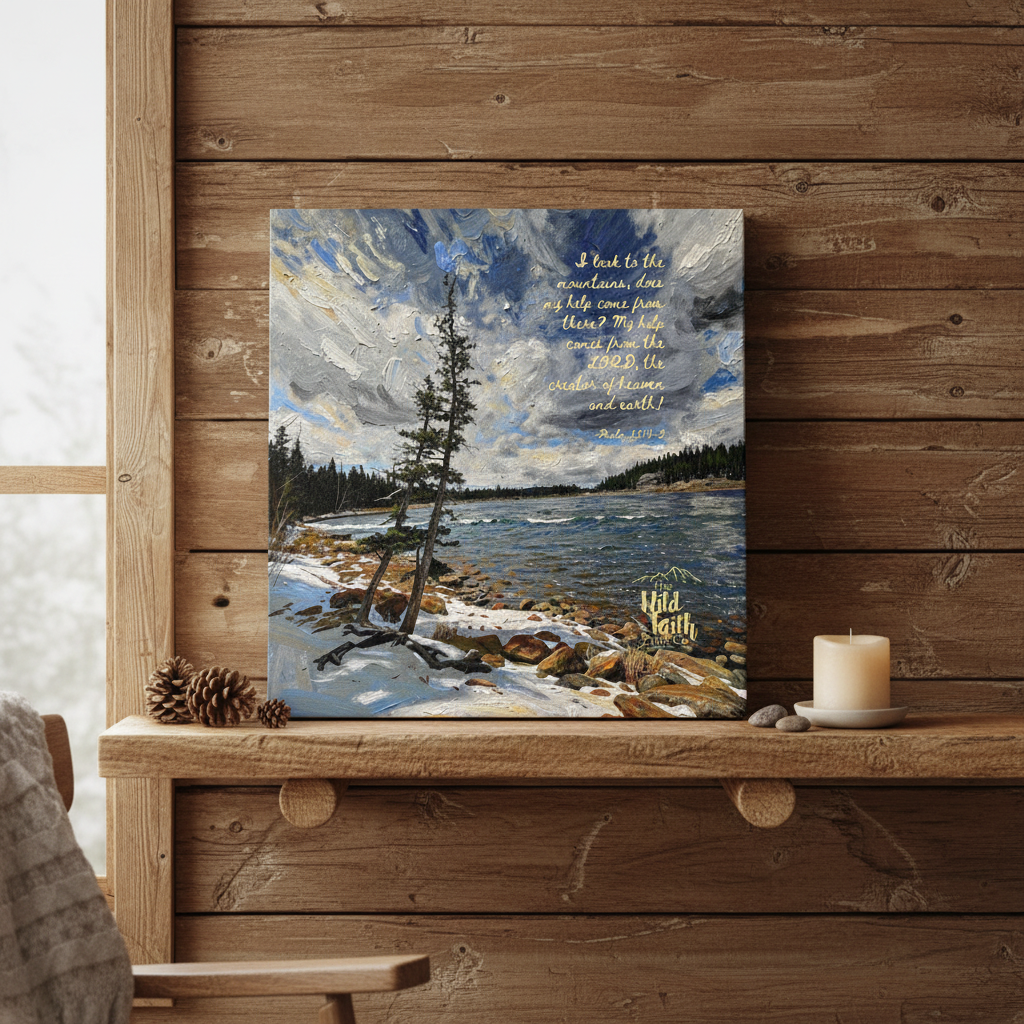 Canvas Shelf Mockup