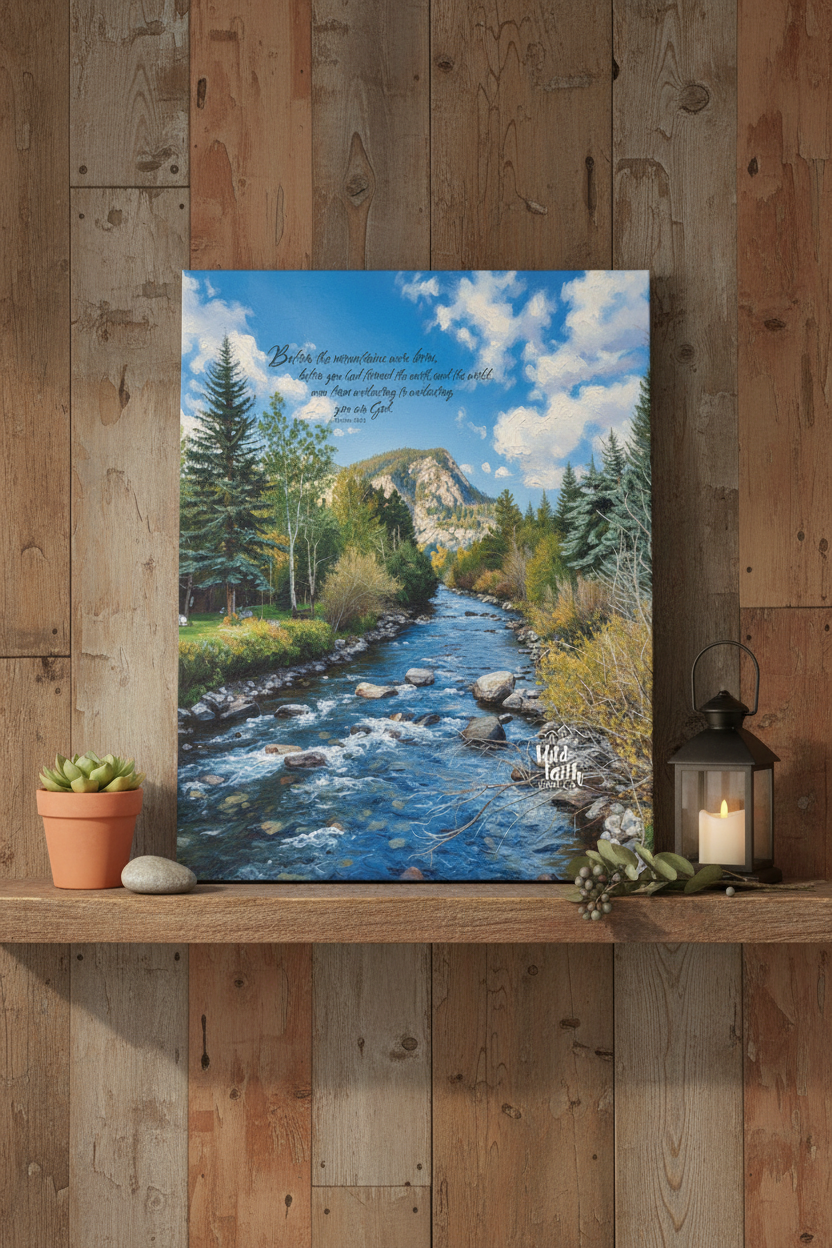 Canvas Shelf Mockup