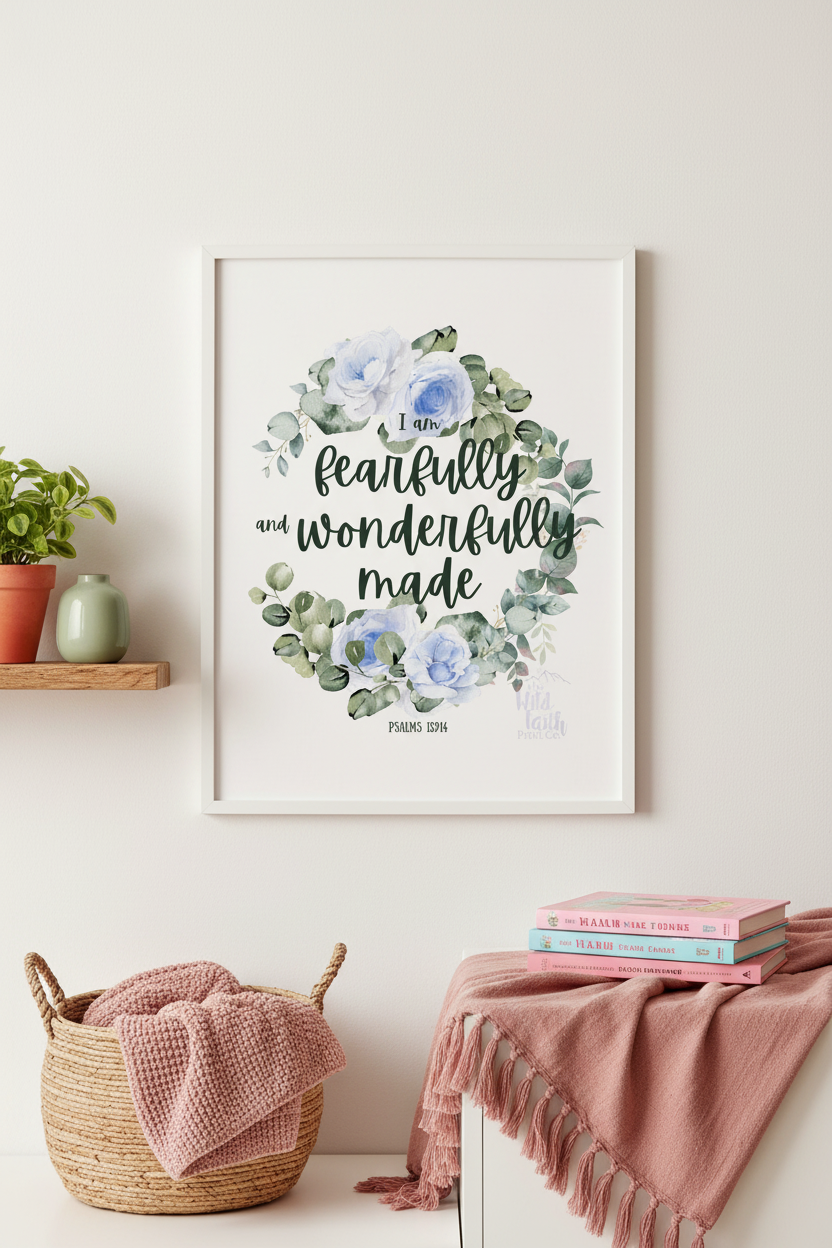 Colorful Nursery Mockup — Blue