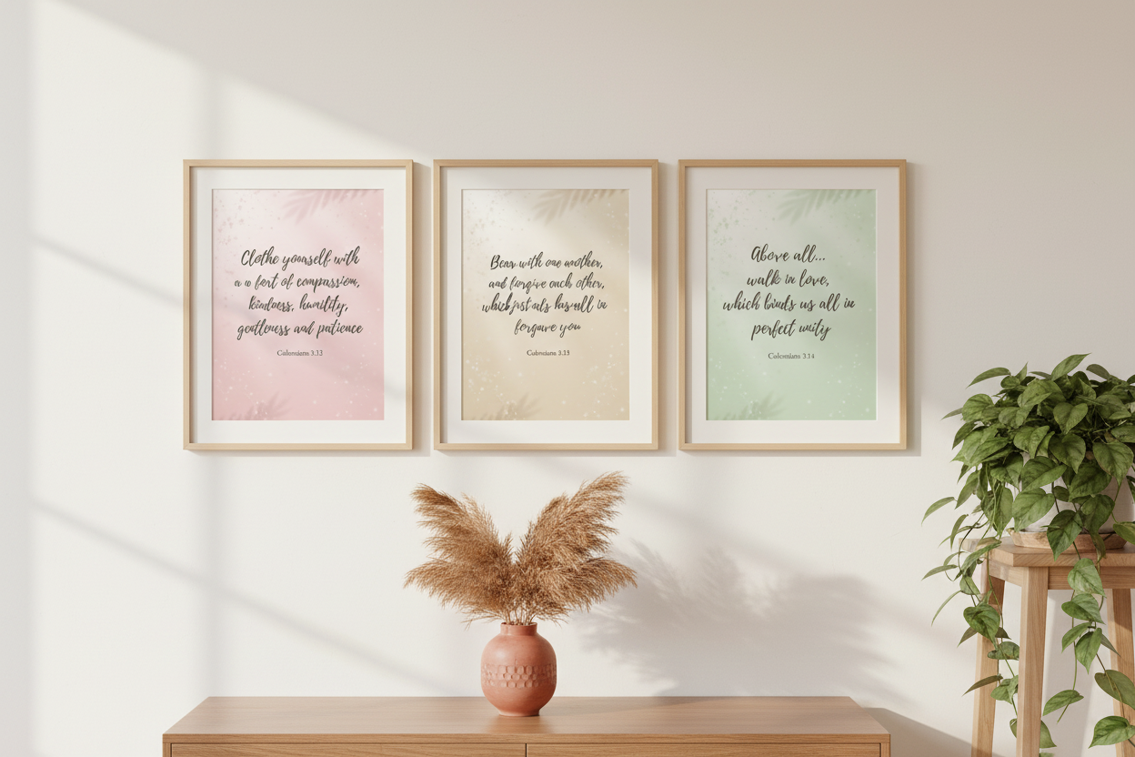 Colossians Collection Gallery Wall - Option 1