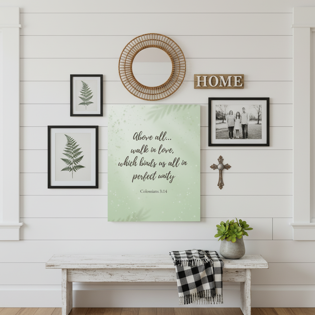 Farmhouse gallery wall mockup