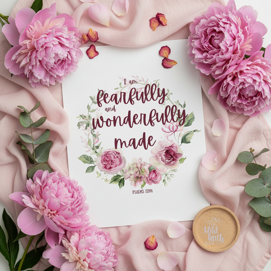 Flat Lay Mockup — Pink