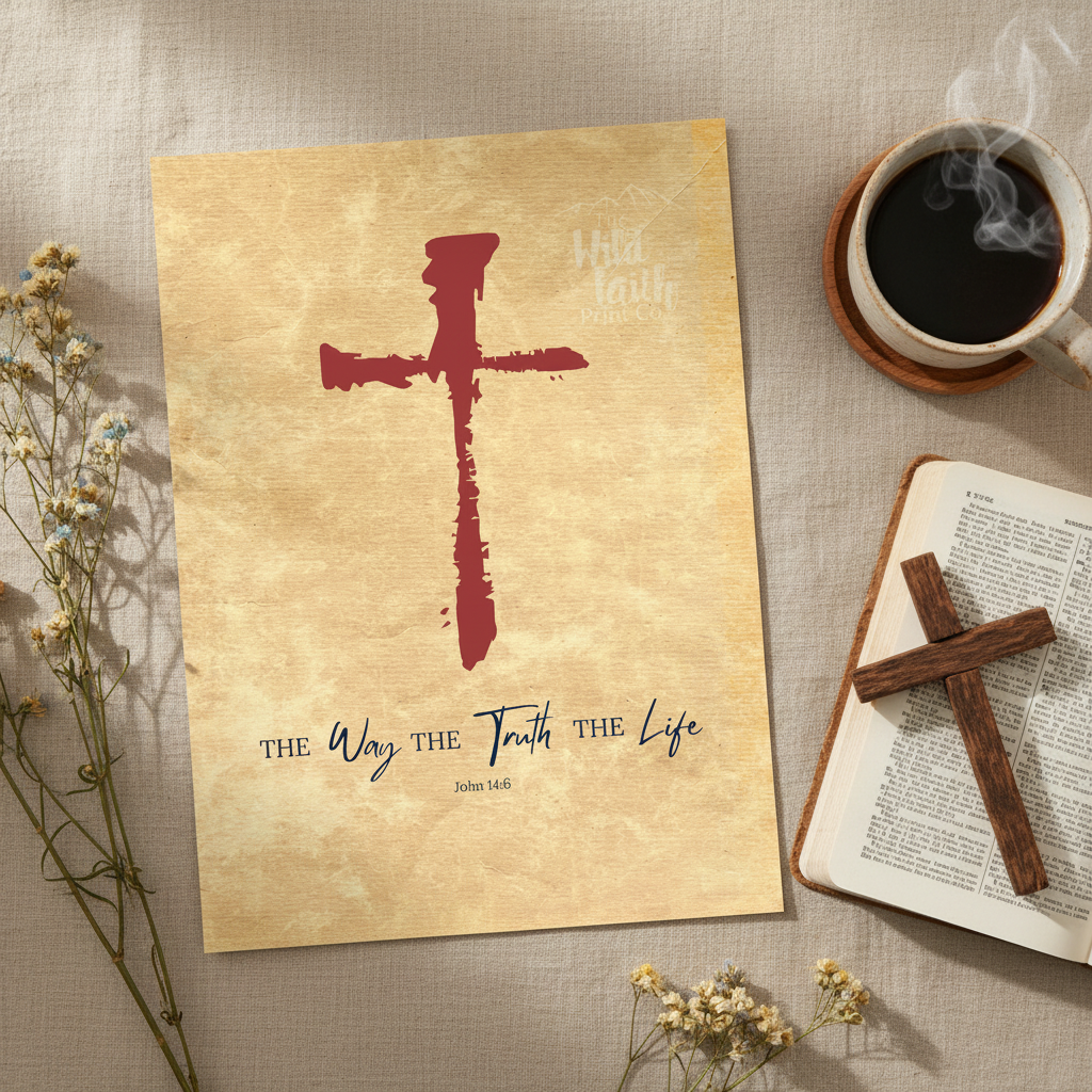 John 14:6 – Flat Lay Mockup