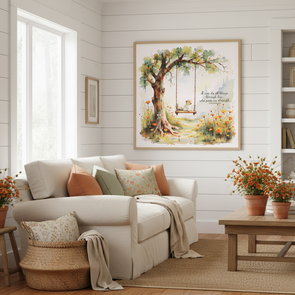 Living Room Mockup