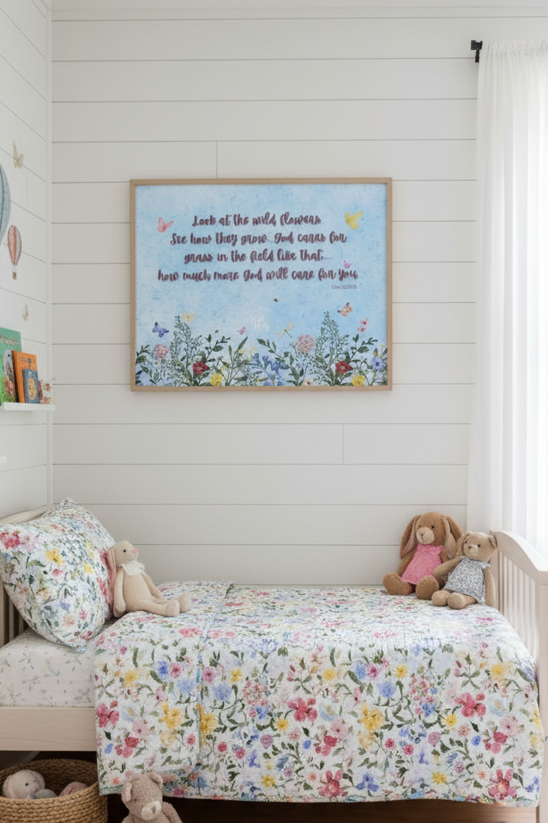 Luke 12:27-28 - Child's Room Mockup