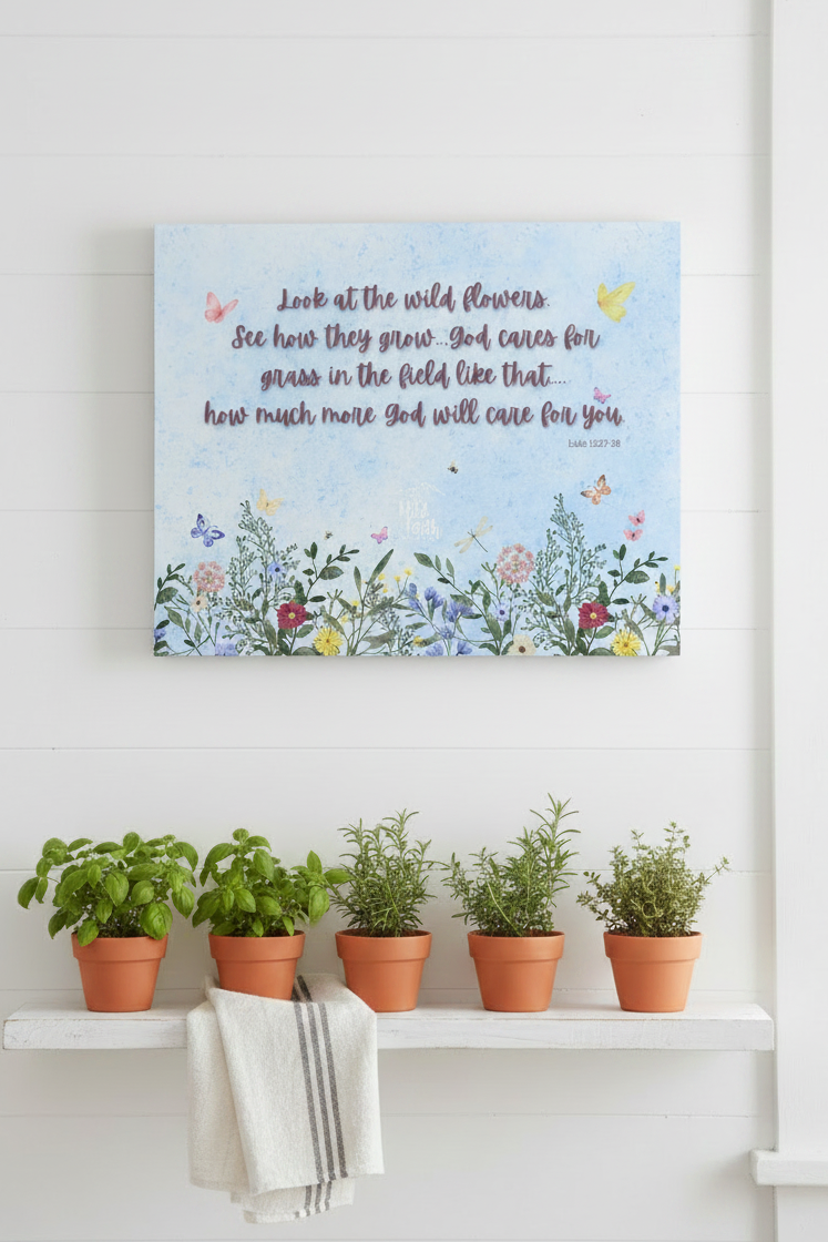 Luke 12:27-28 - Gallery Wrap Kitchen