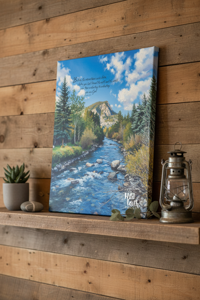 Shelf Canvas Mockup