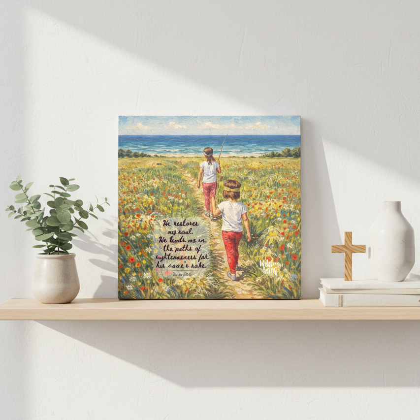 Styled Shelf Canvas Mockup