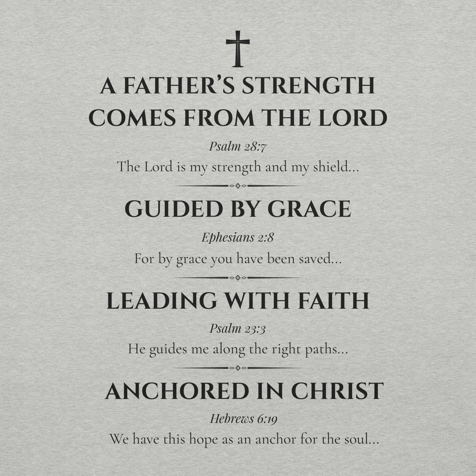 Text with religious quotes and verses on a gray background