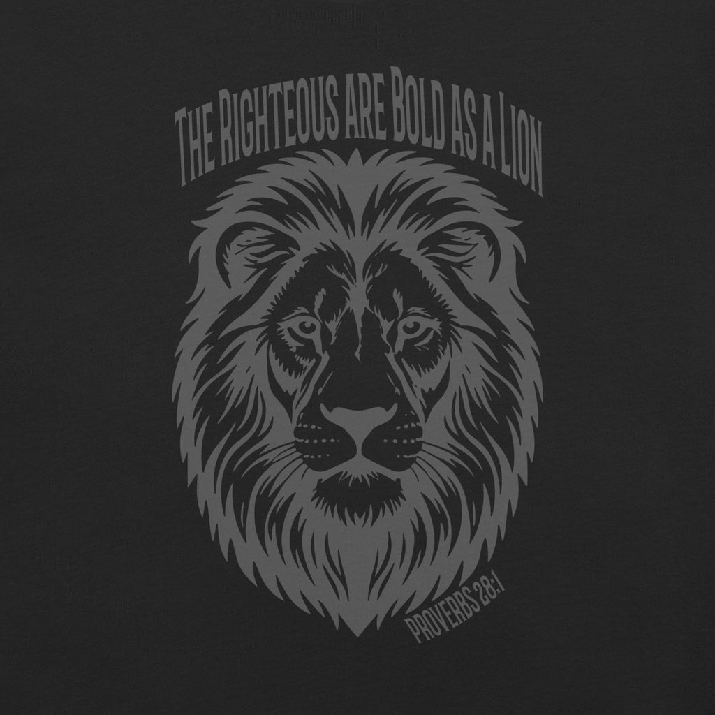 Bold As A Lion | Proverbs 28:1 Faith T-Shirt